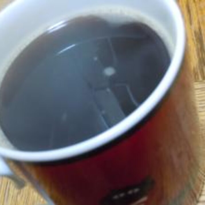 ほっこりした甘さの黒糖コーヒー☆